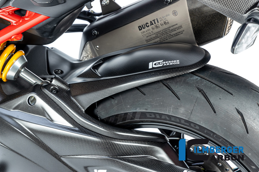 Ilmberger Carbon Rear Hugger Including Upper Cable Guard Matt for the Ducati Multistrada Pikes Peak '21-25 / V4 Rs '24 Ilmberger Carbon Rear Hugger Including Upper Cable Guard Matt for the Ducati Multistrada Pikes Peak '21-25 / V4 Rs '24